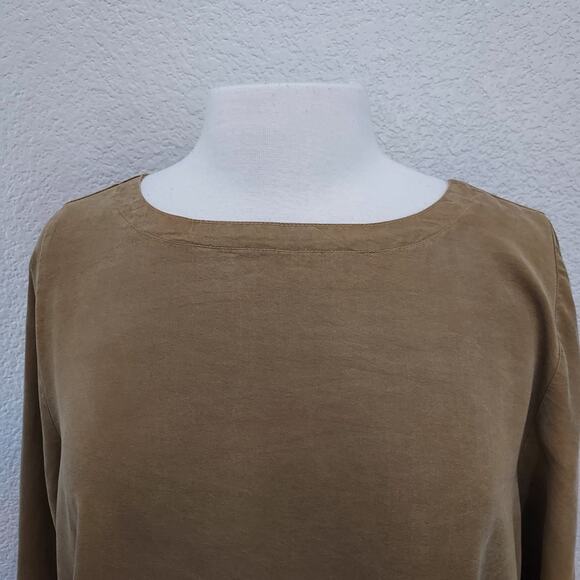 Lisa Bayne Olive Green Long Sleeve Size S - Picture 3 of 12